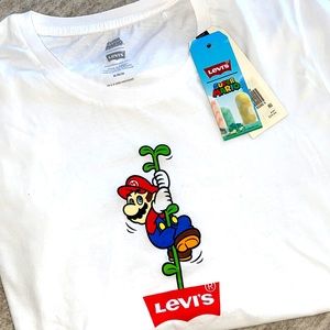 Levis x Super Mario T Shirt